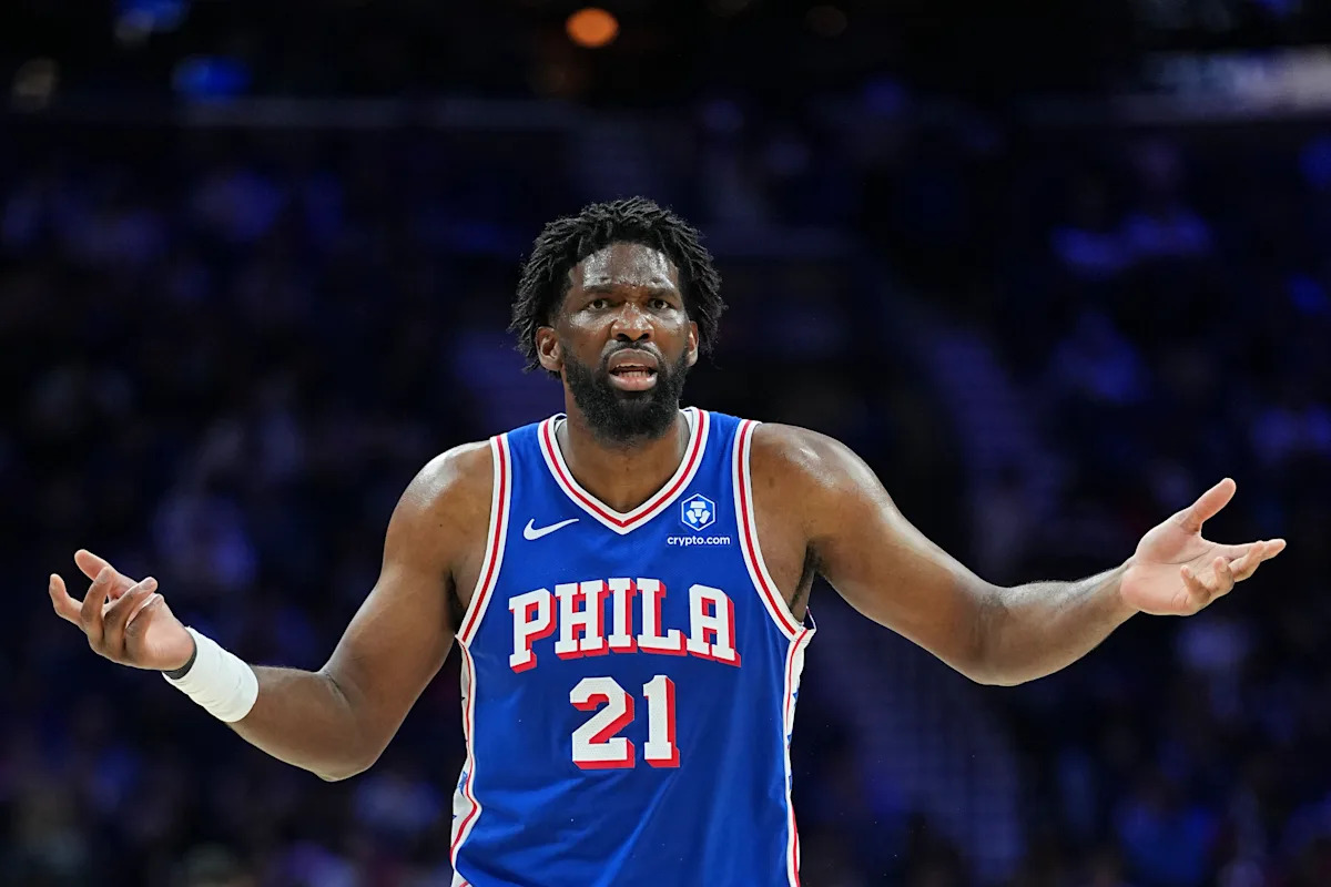 76ers, Joel Embiid send mixed messages over whether center is playing vs. Wizards: 'Must be April Fools joke'