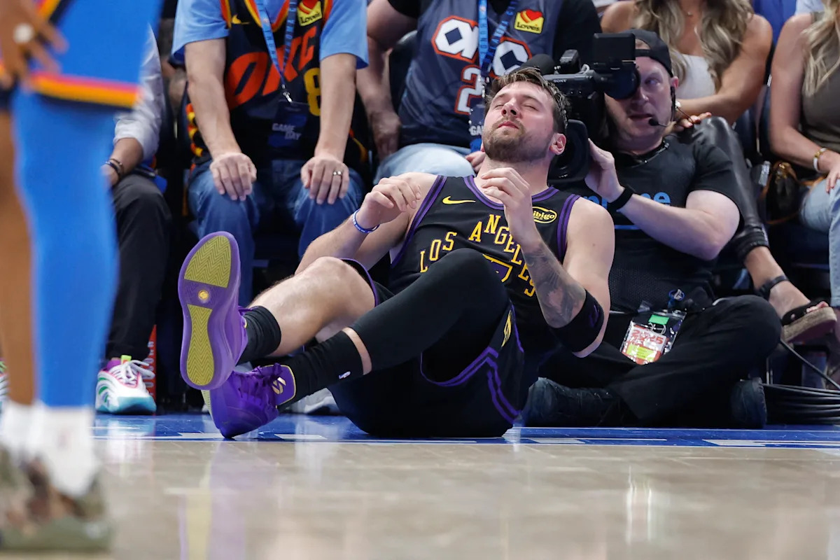Lakers get demolished by Thunder, lose Luka Dončić to hamstring injury in disaster of a game
