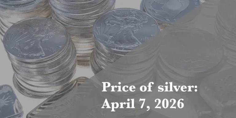 Current price of silver as of Tuesday, April 7, 2026
